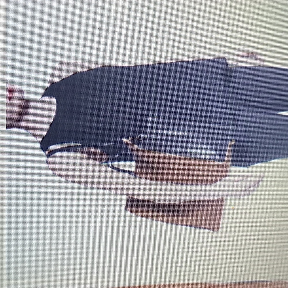 Clare V, Calf Hair leather tote dark brown, shoulder bag